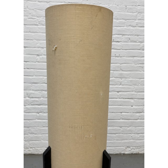 Black Mid Century Modern Floor Lamp | Mid Century Modern Danish Rocket Floor Lamp Attributed to Dame & Co., Denmark C. 1950’s For Sale - Image 8 of 14