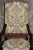 Antique Carved Oak Armchair Tudor Jacobean Style High Back Tapestry Fringe 1920s For Sale - Image 4 of 13