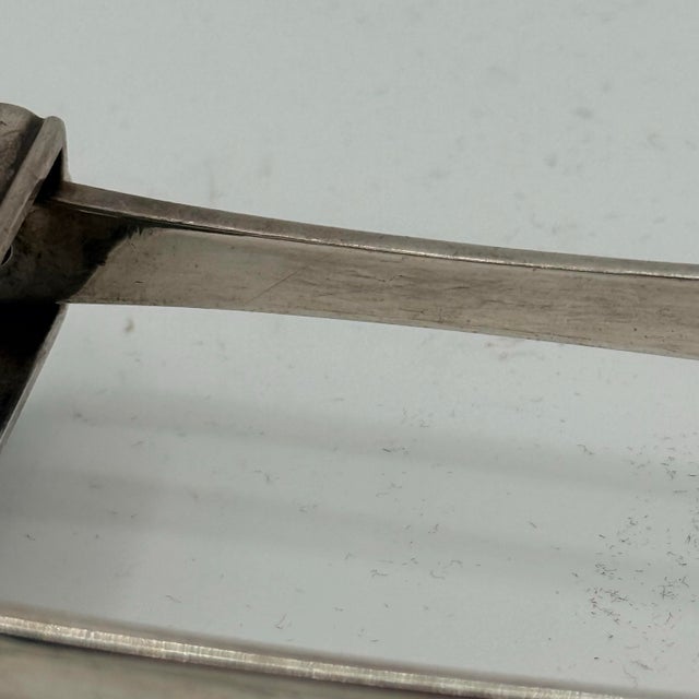 Christofle Antique French Silver Plate Asparagus Tongs Attributed to Christofle, Circa 1900 For Sale - Image 4 of 9