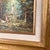 Signed Mid-Century European Impressionist Landscape Oil Painting in Gilt Frame For Sale - Image 10 of 12