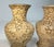 Paint Pair of Antique Handmade Chinese Carved White Lacquer Cinnabar Floral Vase Urn For Sale - Image 7 of 12