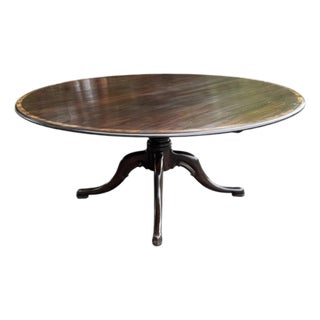 Custom 72" English Dining Table For Sale