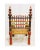 Vintage Tribal Chair For Sale - Image 9 of 11
