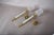 Blue French Blue Opaline Glass and Brass Torch Wall Sconces with Glass Shades, 1950s, Set of 2 For Sale - Image 8 of 15