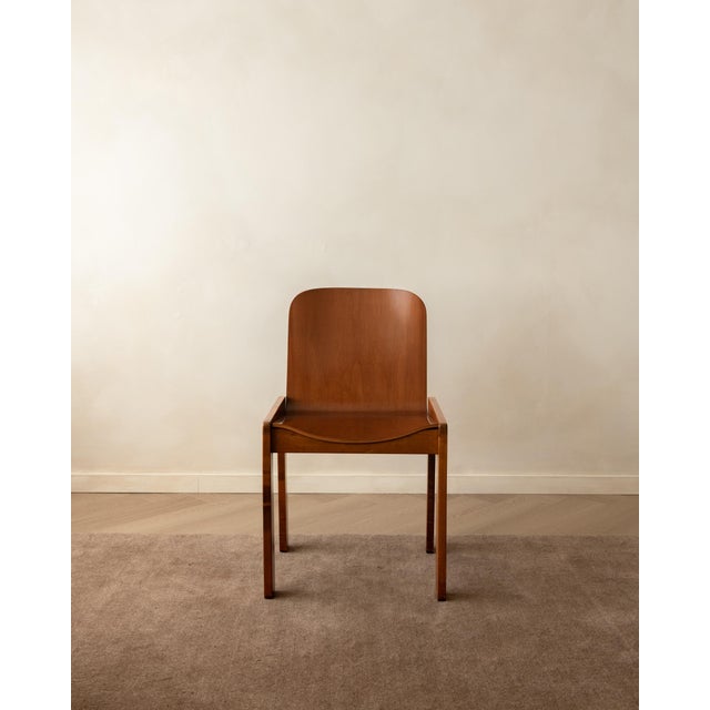 Italian Plywood Dining Chairs by Molteni, 1970s, Set of 4 For Sale - Image 10 of 18