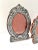 Hollywood Regency 1940s 925 Sterling Silver Repoussé Oval Frames, Pair For Sale - Image 3 of 12