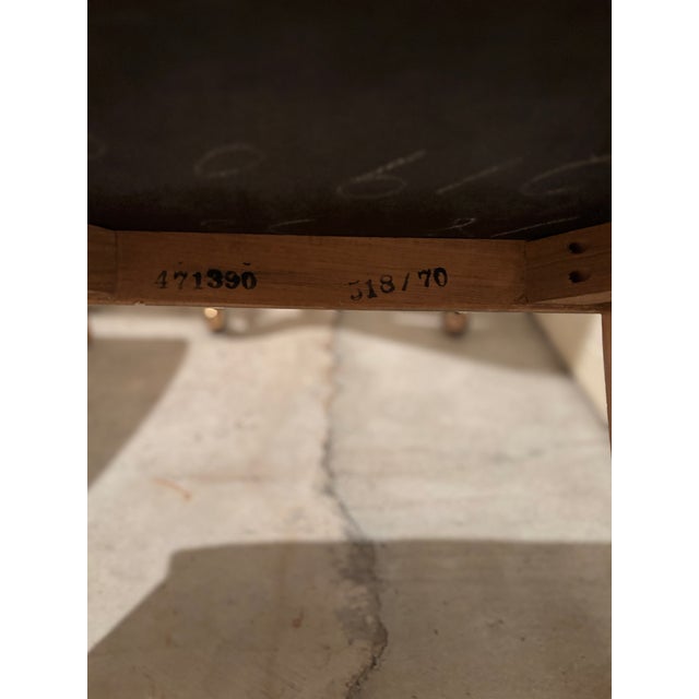 Mid-Century Modern Burl Wood and Cane Dining Chairs - Set of 6 For Sale - Image 11 of 12