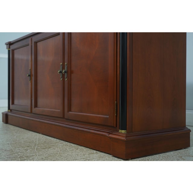Ethan Allen French Empire Cherry Sideboard For Sale - Image 9 of 18