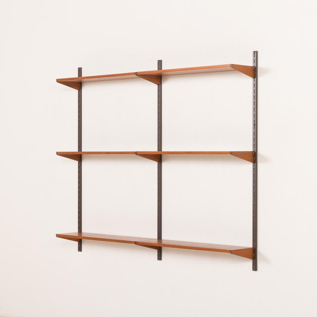 Vintage Teak Shelving Unit by Kai Kristiansen for FM Mobler, 1960s For Sale - Image 4 of 13