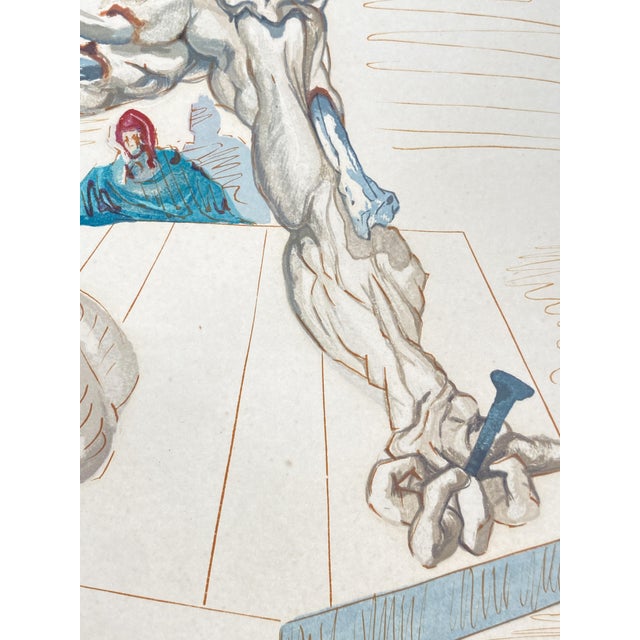 Salvador Dali, The Falsifiers from the Divine Comedy, 1960s, Woodcut For Sale - Image 5 of 12