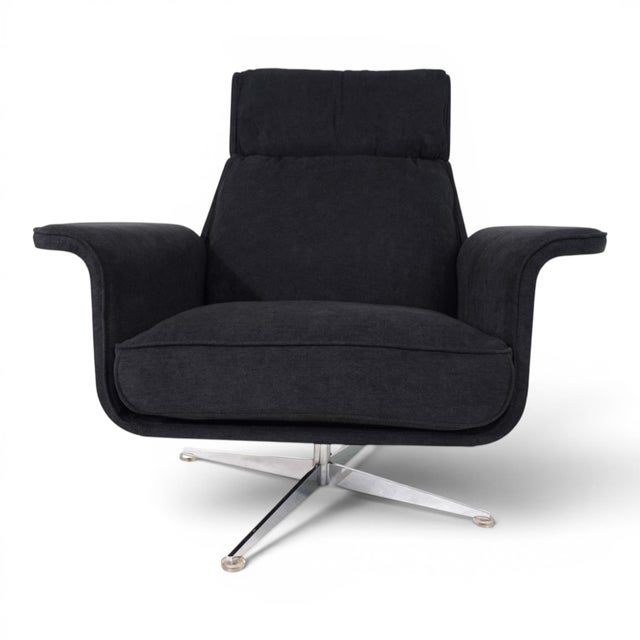 Siesta 62 Lounge Chair with Ottoman by Jacques Brule for Kaufeld, 1960s, Set of 2 For Sale - Image 9 of 18