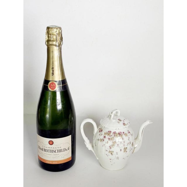 Tea Service with Floral Decoration, France, 20th Century, Set of 2 For Sale - Image 4 of 11