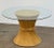 Mid-Century Modern Rattan Round or Center Table With Glass Top (Dia 47 1/2) - Attributed to McGuire For Sale - Image 3 of 13