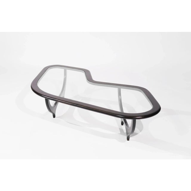 Wood Contour Coffee Table in Espresso by Stamford Modern For Sale - Image 7 of 16