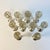 Metal 1950s Vintage Boho Chic Art Deco Mexican Antonio Pineda Sterling Silver Cordials - Set of 10 For Sale - Image 7 of 13