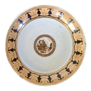 1790 - 1810 Chinese Export Porcelain Dessert Dish Plate For Sale