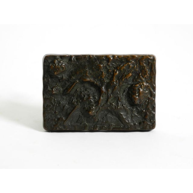 Rare, solid Brutalist pull handle. Manufacturer: Alpan. Made in Germany. 1970s. Very heavy and high-quality construction....