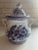 Purple Antique Purple Transferware Sugar Bowl With Lilies and Rosebud Finial For Sale - Image 8 of 8