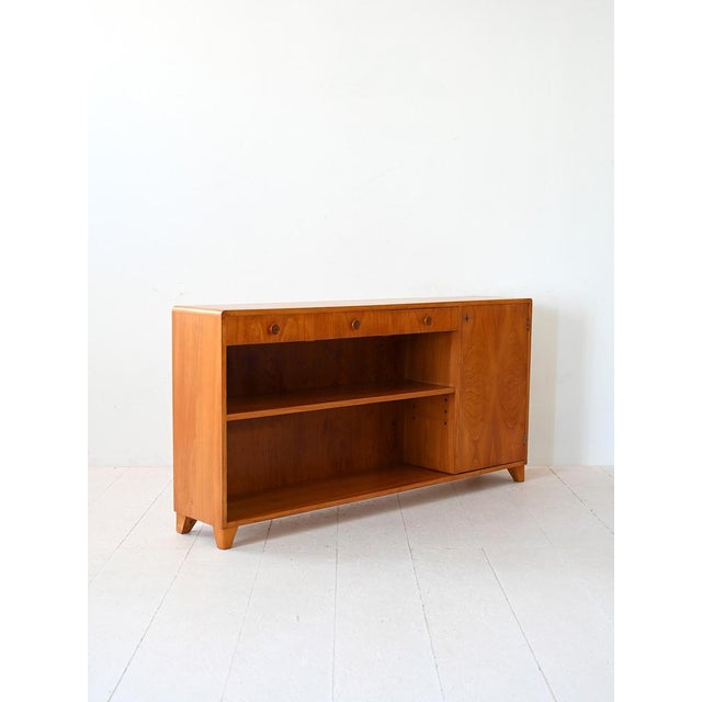 Scandinavian Sideboard with Hinged Door, 1950s For Sale - Image 3 of 13