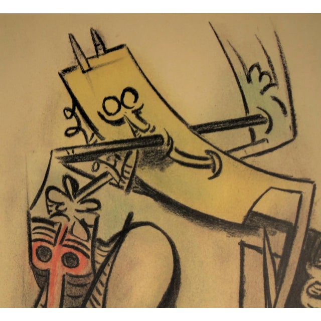 Modern Wifredo Lam, Montee de Seve, from the suite Pleni Luna., 1974 For Sale - Image 3 of 6