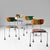 Broadway Chairs by Gaetano Pesce for Bernini, 1980s, Set of 4, in Good conditions. Designed 1980 to 1989 This piece has an...
