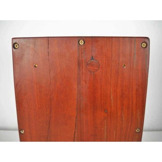 Mid-Century African Teak Sconces, Pair For Sale - Image 11 of 12