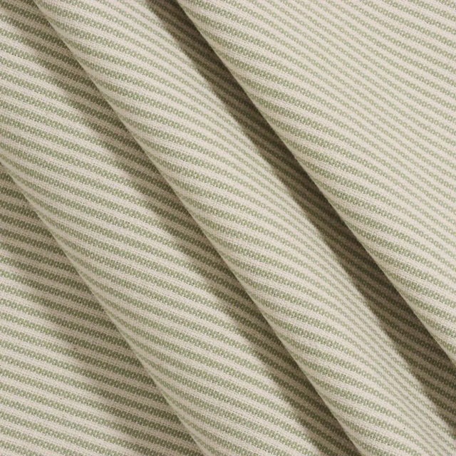 Cottage Pinstripe Apple Fabric - Sample For Sale - Image 4 of 5