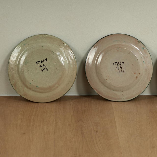 Set of Eight Vintage Italian Dishes With African Animals For Sale - Image 15 of 16