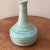 Antique Light Blue Glazed Ceramic Spirals Pattern Vase For Sale - Image 9 of 13