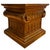 1960 Vintage Drexel Guildhall Neoclassical Oak Pedestal End Tables - A Pair For Sale - Image 14 of 17