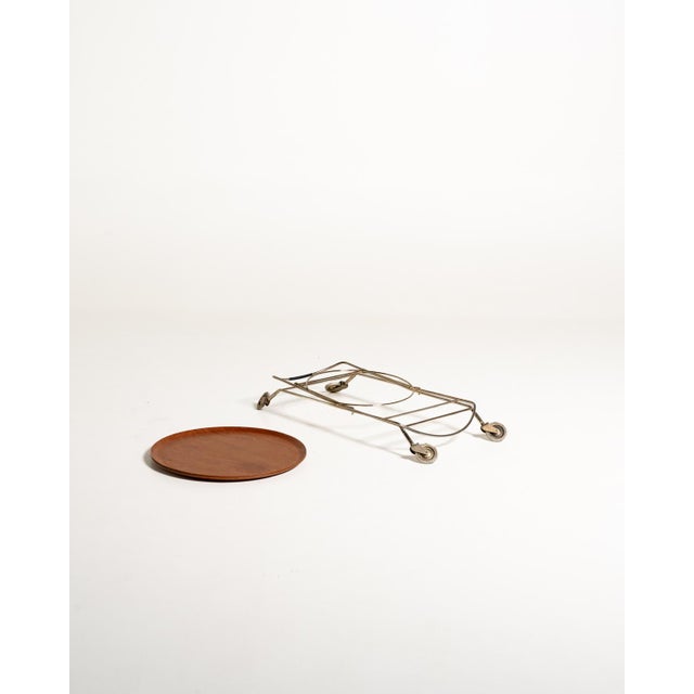 1950s Serving Trolley by J-H Fabrikerna, 1950s For Sale - Image 5 of 12