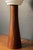 Wood Vintage Sculptural Scandinavian Walnut and Glass Accent Table Lamp For Sale - Image 7 of 15