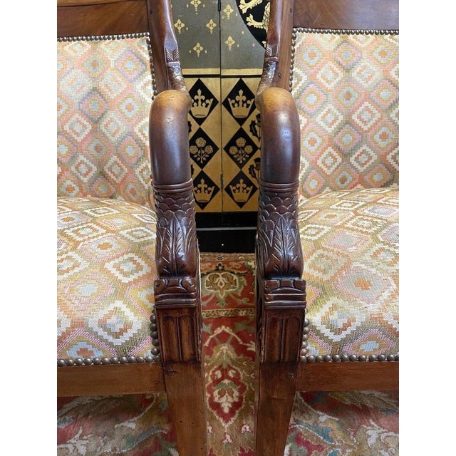 Traditional Set of Empire Armchairs For Sale - Image 3 of 7