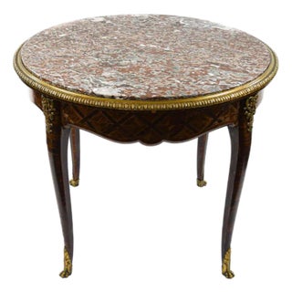 Antique Louis XVI-Style French Round Table For Sale