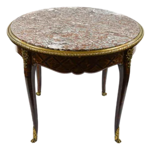 Antique Louis XVI-Style French Round Table
