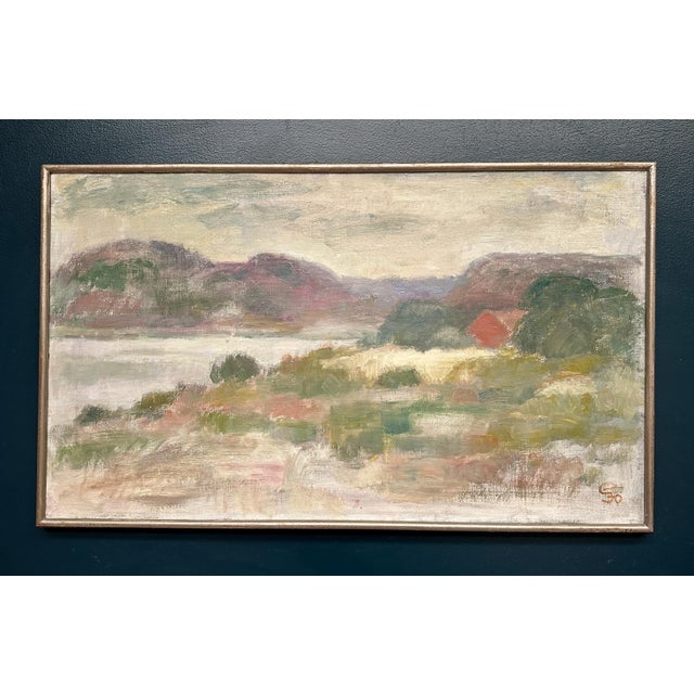 Gunnel Forssell, Early Morning, 1950s, Oil on Canvas, Framed For Sale - Image 10 of 17