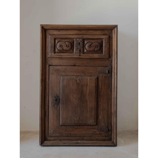 Rustic French Cabinet in Walnut For Sale - Image 3 of 15