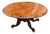 Victorian Burr Walnut Oval Centre Table, 1890 For Sale