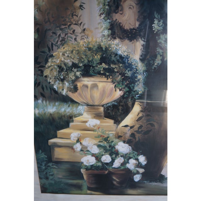 French Ethan Allen Garden Pottery Framed Print For Sale - Image 3 of 7
