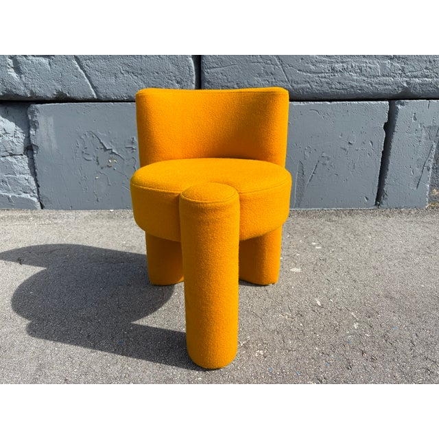 Modern Designer Chairs or Stools, Sunflower Yellow For Sale - Image 4 of 8