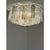 Early 21st Century Pink and Fumé Murano Glass Square Flush Mount by Simoeng for Simoeng For Sale - Image 5 of 6