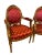 Late 20th Century Pair of French Gilt Louis the XVI Bee Chairs For Sale In New York - Image 6 of 12
