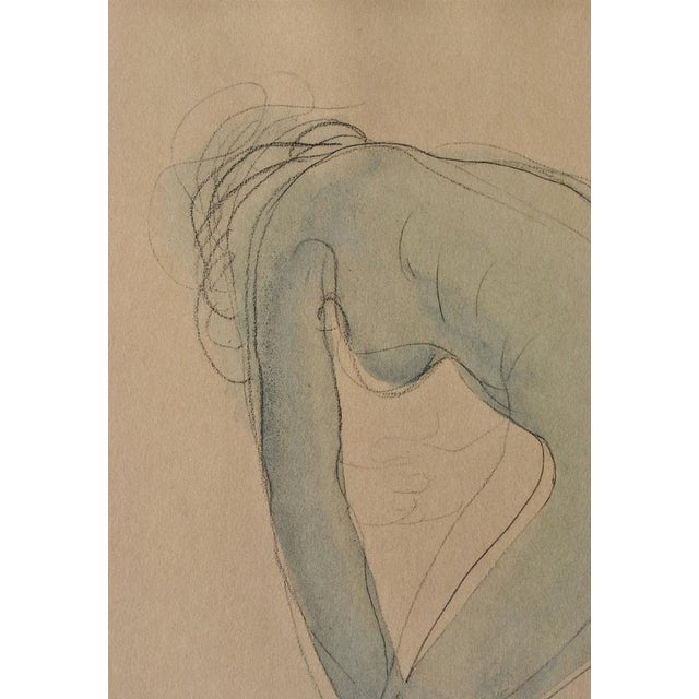 Auguste Rodin, Young Nude Model Stretching, Signed Engraving For Sale - Image 4 of 5