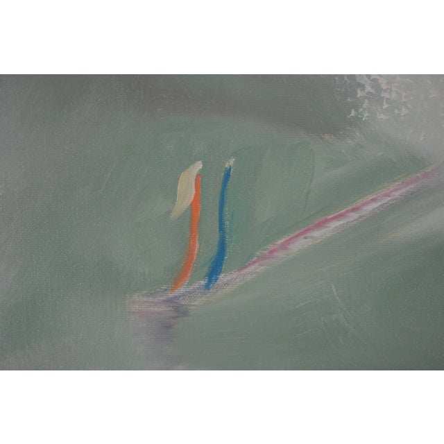 Mid 20th Century "Stairway to Destiny" Oil Painting by Marguerite Louis Blasingame For Sale In Monterey, CA - Image 6 of 8