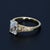 Gold 2.1ct Igi Certified Lab-Grown Cushion-Cut Diamond Ring in 14k Yellow Gold Size 7 For Sale - Image 8 of 8
