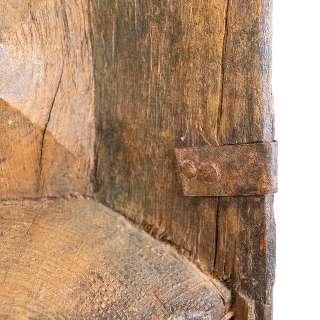 Wood Antique Wooden Bread Display Trough For Sale - Image 7 of 11