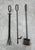 Mid-Century Modern Mid Century Modern Fireplace Tools Metal Cast Iron Pilgrim Seymour Nelson MCM For Sale - Image 3 of 11