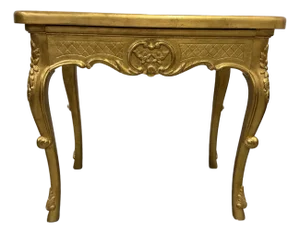 Vintage Louis XV Style/ Reproduction Giltwood Side Table
