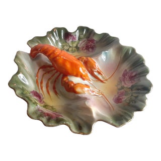1940s Divided Lobster Bowl, Made in Austria For Sale