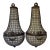 1930s French Basket Sconces (Crystal Empire Sconces), Set of 2 For Sale